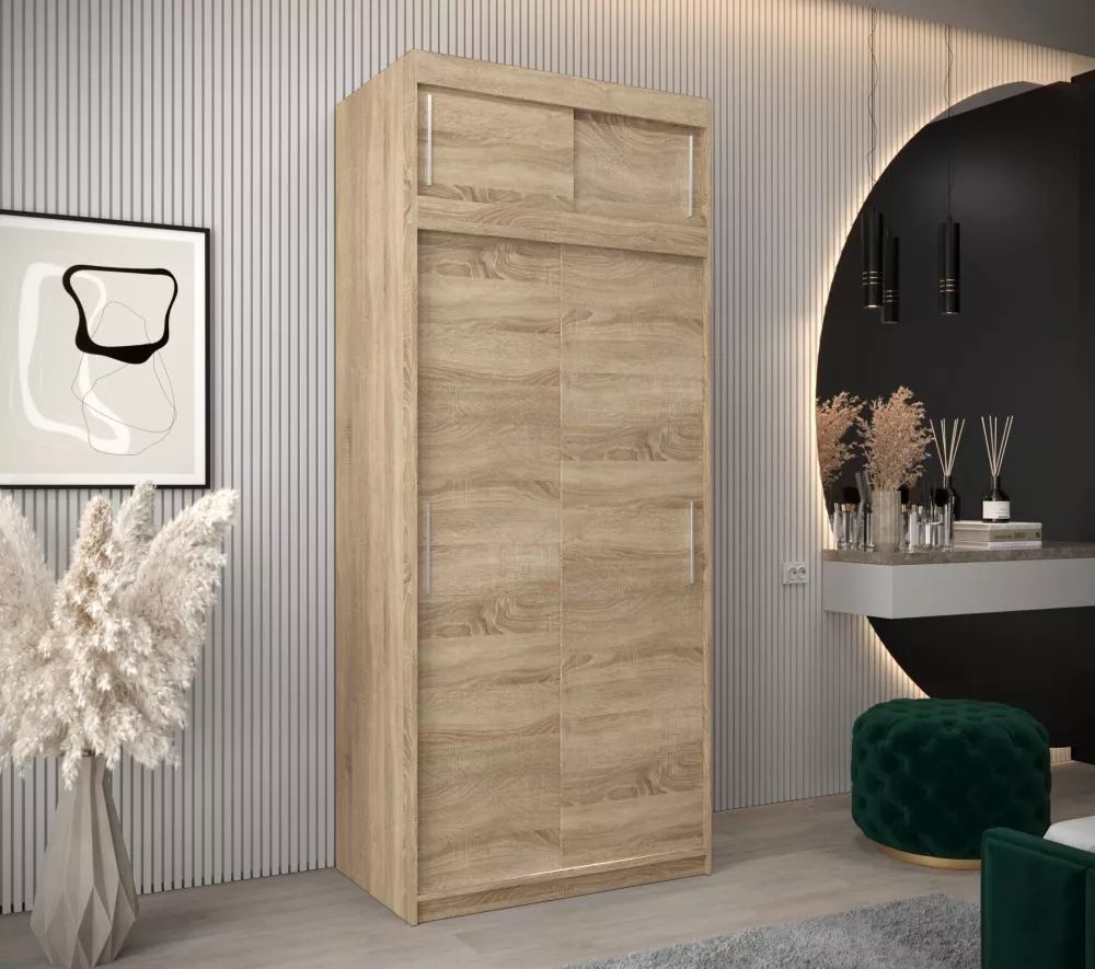 Skapis Tokyo Plus · Sonoma · 100 × 62 × 240 cm