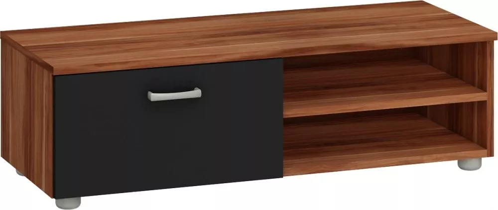 TV tumba Magic mag 04 · Plūmju + melns spīdīgs · 96 × 38 × 29 cm
