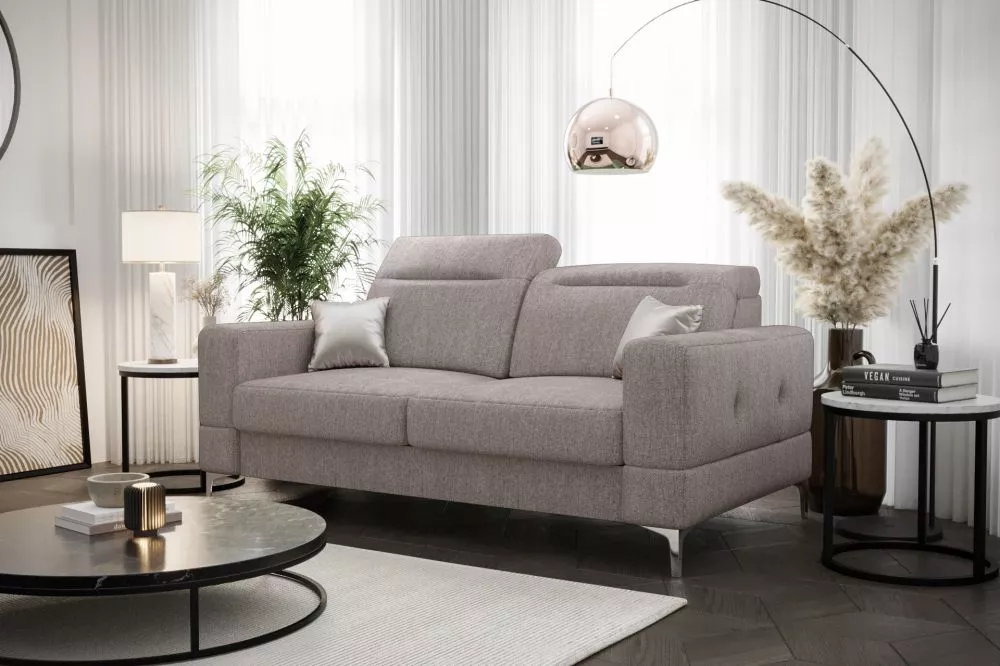 Dīvāns Malibu 2 Sofa standard · Gaiši pelēks · 95 × 180 × 90 cm