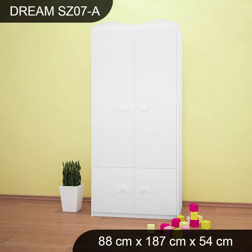 Bērnu skapis Dream SZ07-A · 88 × 54 × 187 cm