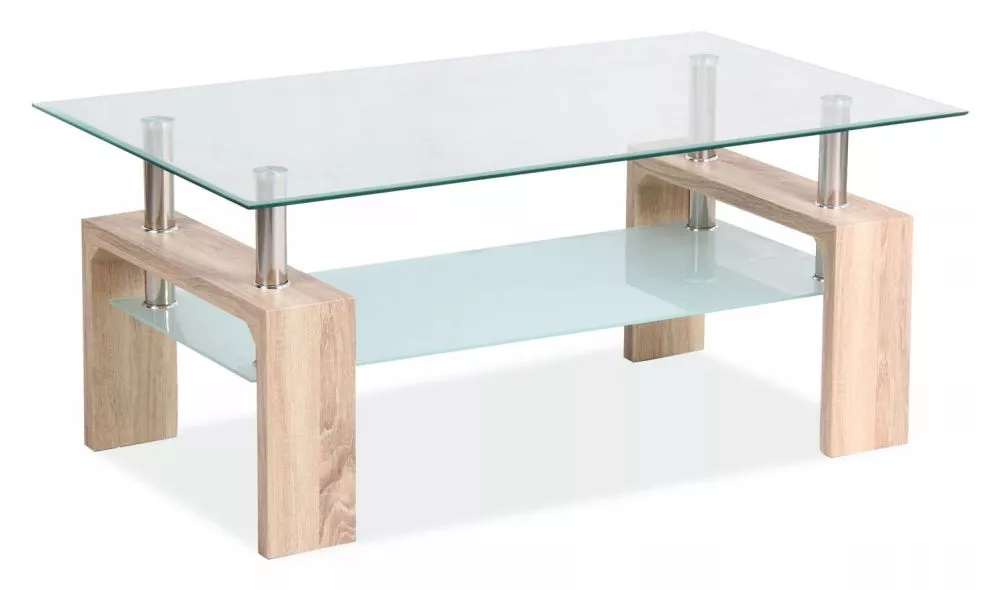 Žurnālgalds Lisa Basic Korpusa krāsa: caurspīdīgs, · 100 × 60 × 60 × 45 cm
