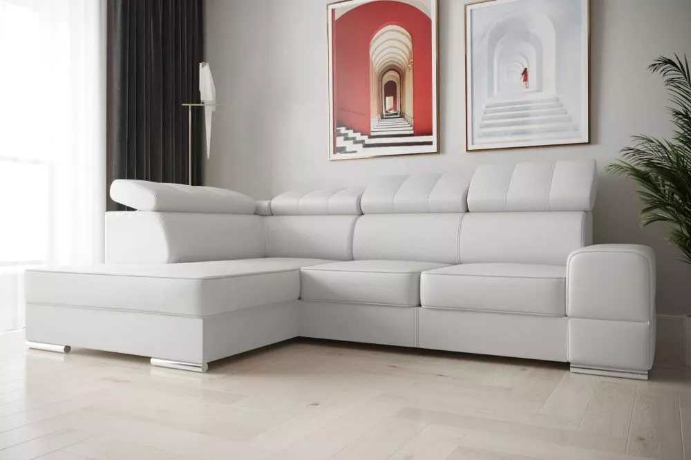 Dīvāns Royal 1 Relax standard · Balts · 185 × 260 × 79 cm