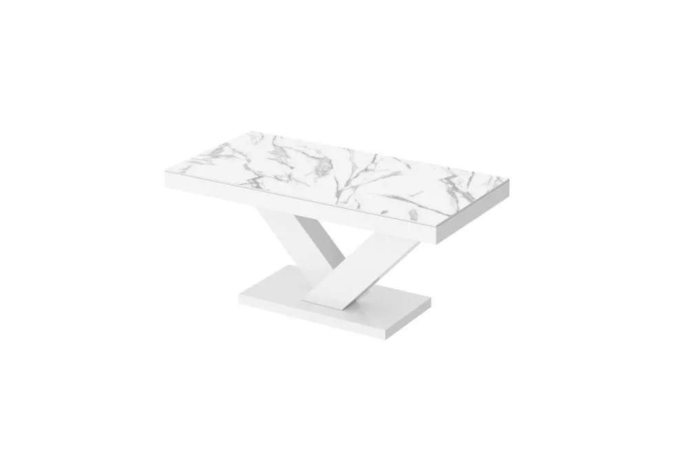 Žurnālgalds Victoria Mini Gloss Korpusa krāsa: balts marmors, · 120 × 60 × 49 cm