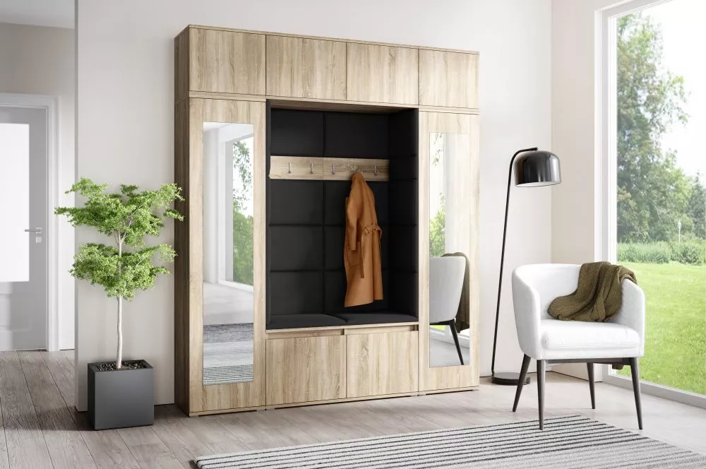 Apavu plaukts Emi 32 Trinity Korpusa krāsa: sonoma, · 190 × 225 × 40 cm