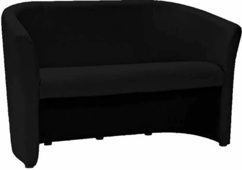 Dīvāns TM - 2-3 eco · Melna · 60 × 126 × 76 cm