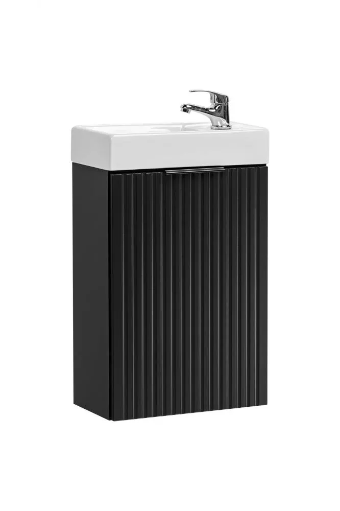 Vannas istabas skapītis Adel Black 82-40 Premium · Melns · 40 × 57 × 22 cm