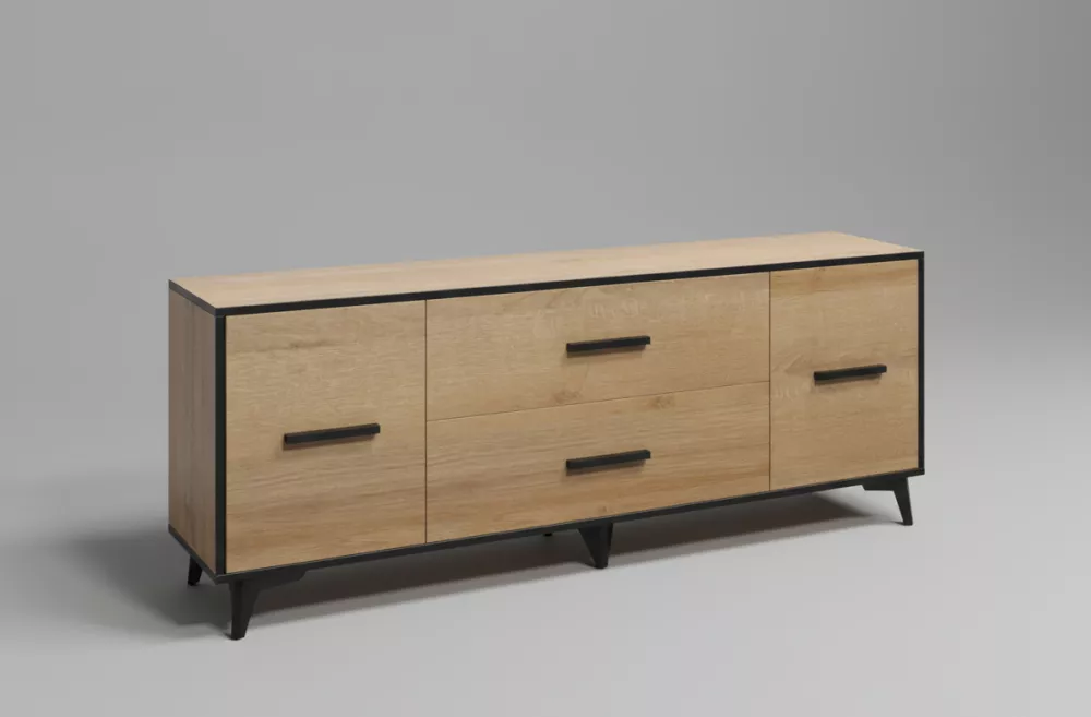 TV tumba Frida 2 RTV2D2S · Ozols riviera · 179 × 40 × 68 cm