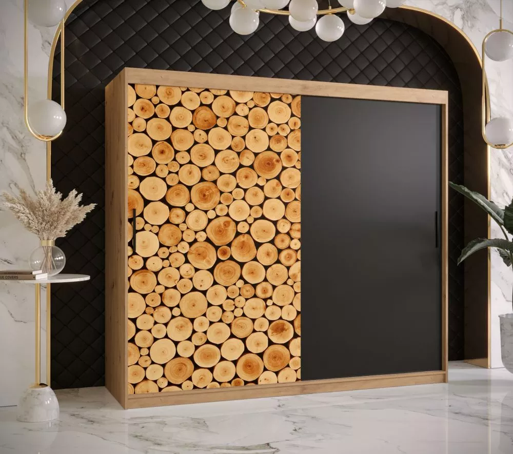 Skapis Sosna · 200 × 62 × 200 cm