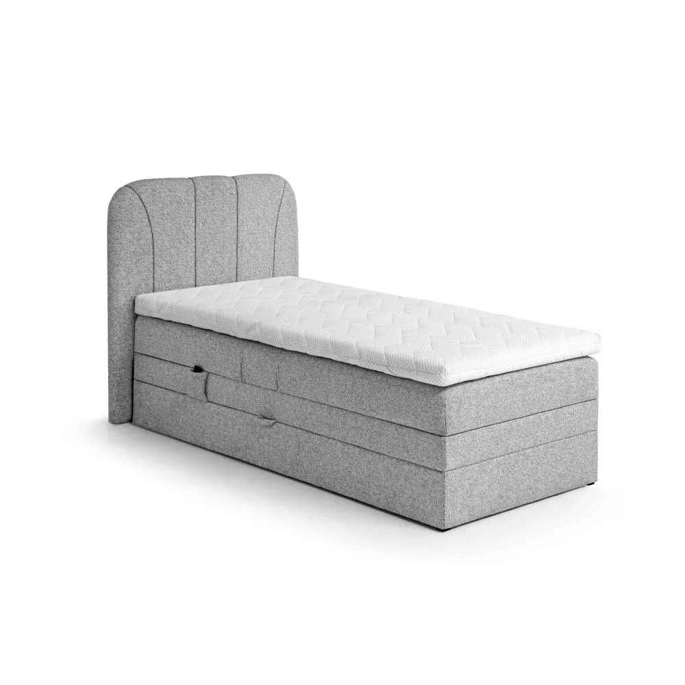 Gulta Royal 90x200 Electric Standard Guļamvietas platums: 90 cm, Guļamvietas garums: 200 cm, · Gaiši pelēks · 110 × 210 