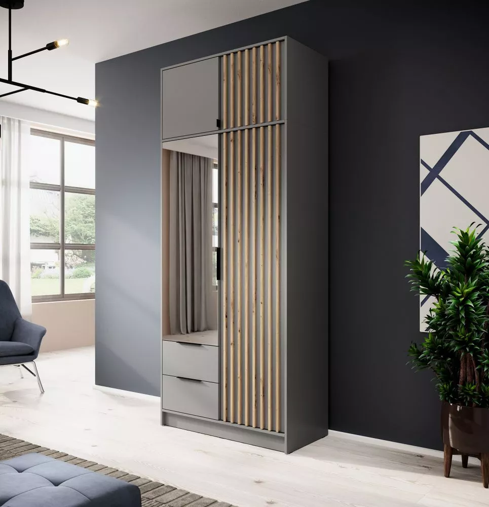 Skapis Nelly Premium Plus Lamela · 105 × 51 × 250 cm