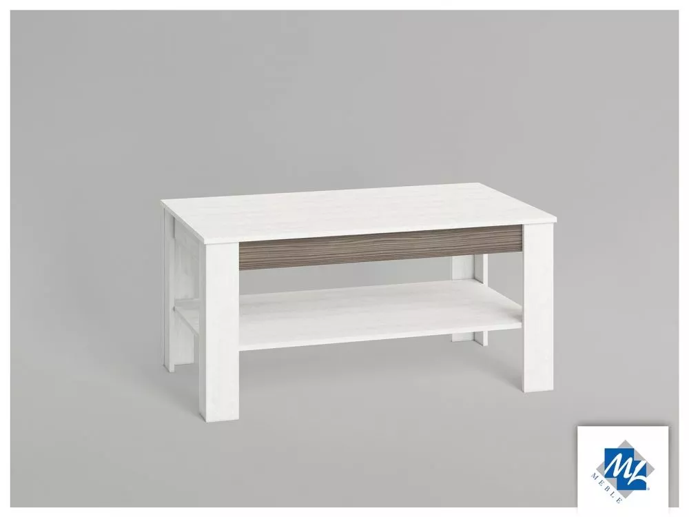 Žurnālgalds Blanco 12 Korpusa krāsa: balināta priede, · 114 × 67 × 56 cm