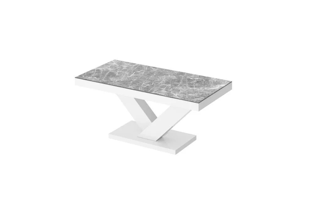 Žurnālgalds Victoria Mini Gloss Korpusa krāsa: tumšais marmors, · 120 × 60 × 49 cm