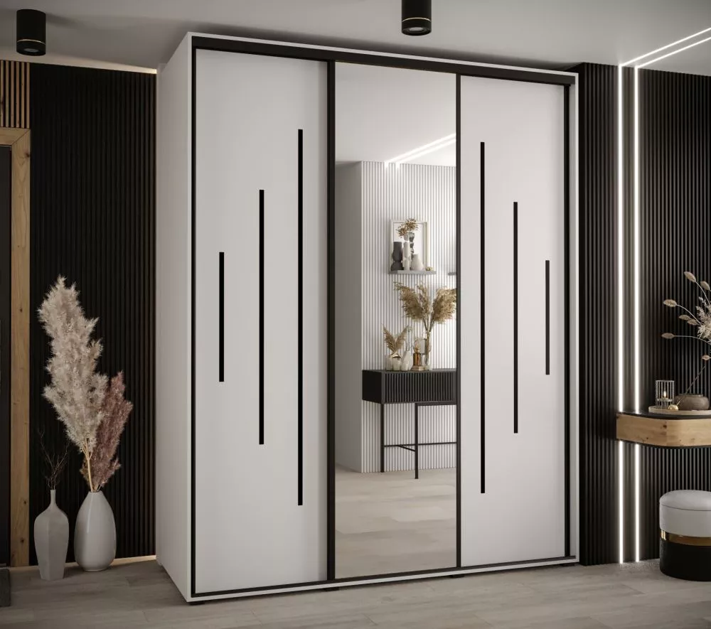 Skapis Cannes 13 · Balts · 200 × 60 × 205.2 cm