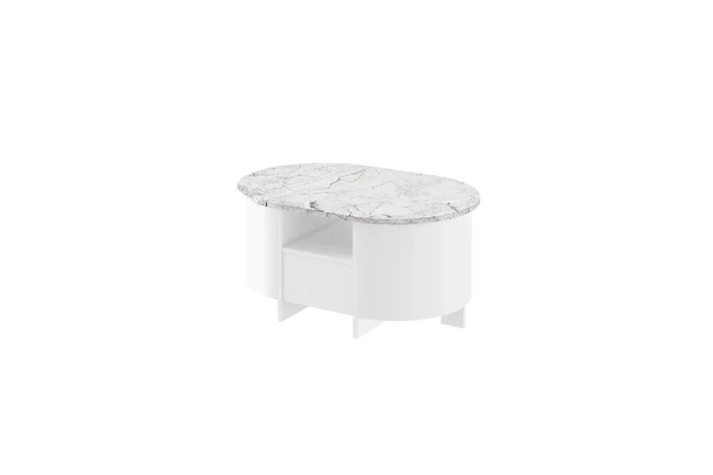 Žurnālgalds Lumia Gloss Korpusa krāsa: balts akmens, · 100 × 68 × 44 cm