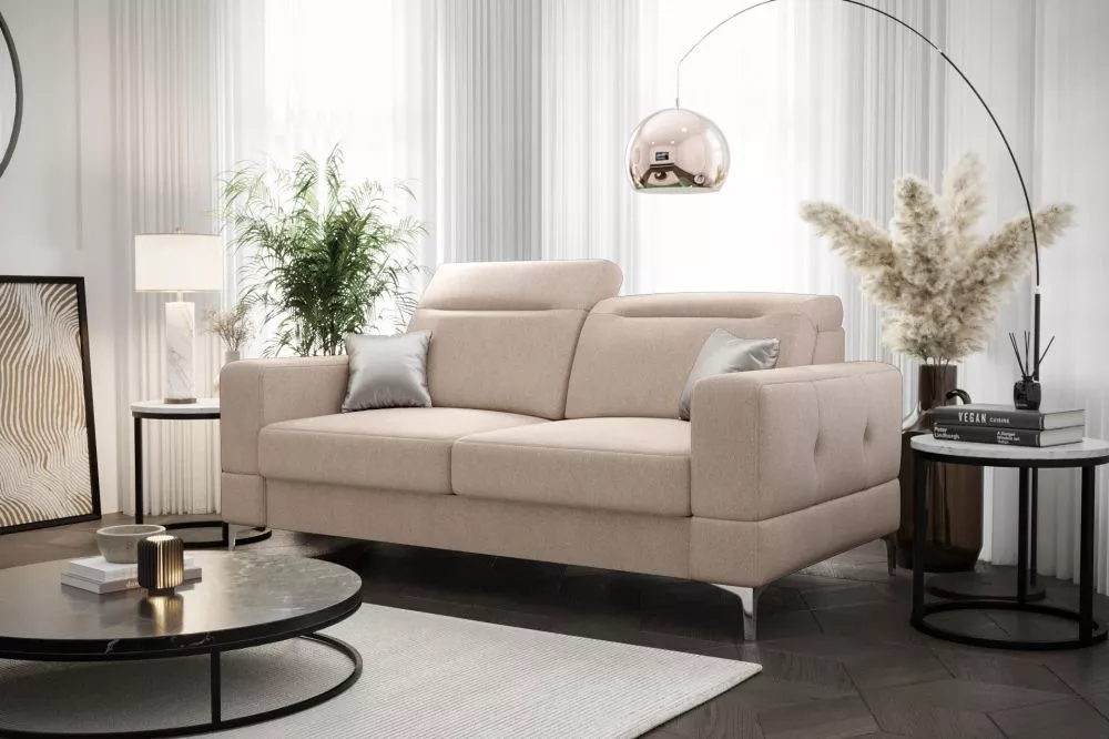 Dīvāns Malibu 2 Sofa standard · Gaiši bēšs · 95 × 180 × 90 cm