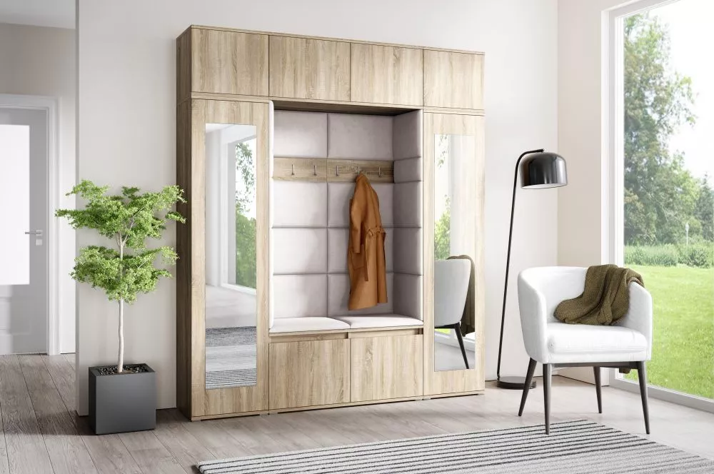 Apavu plaukts Emi 32 Trinity Korpusa krāsa: sonoma, · 190 × 225 × 40 cm