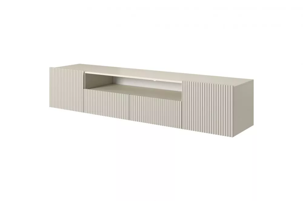 TV tumba Nicole RTV 200 2D2SZ W · Gaiši bēšs · 200 × 45 × 40 cm