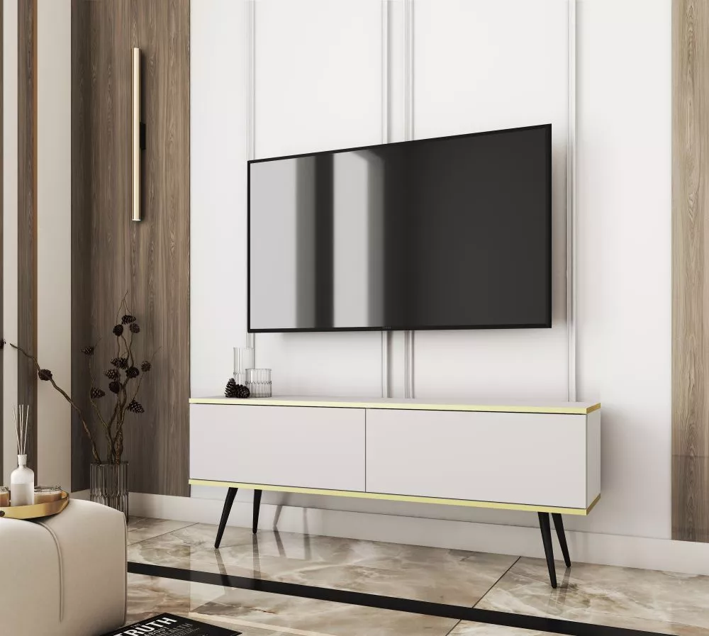 TV tumba Oro Black · 135 × 32 × 53 cm