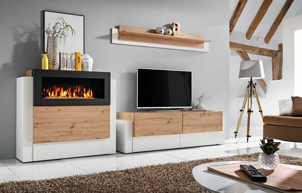 Sekcija ABW Queens Korpusa krāsa: balts, · 290 × 45 × 150 cm