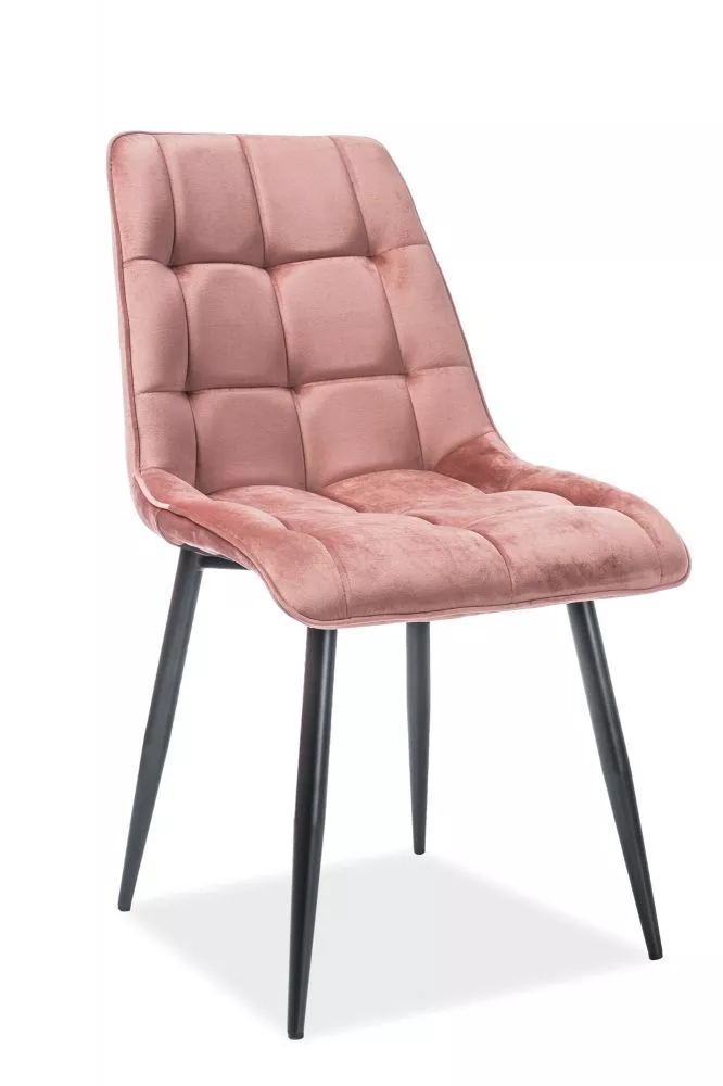 Krēsls Chic Velvet · Rozā · 88 × 50 × 43 cm