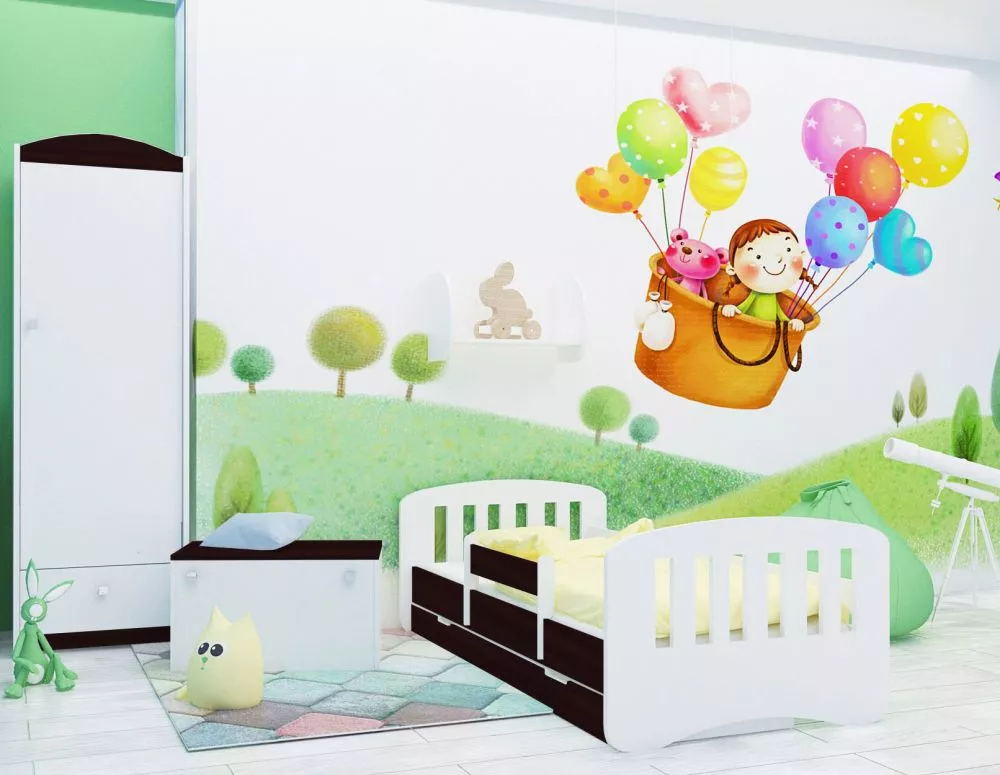 Bērnu gulta Happy Design Sczebelki L04 160x80 ar stelāžu Guļamvietas platums: 80 cm, Guļamvietas garums: 160 cm, · 92 × 