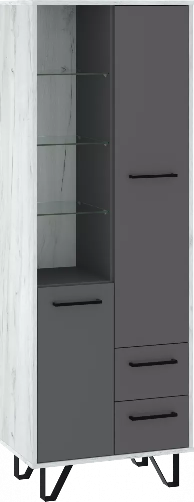 Sekcija Boss BOS-10 Korpusa krāsa: ozols craft balts, · 60 × 39 × 170 cm