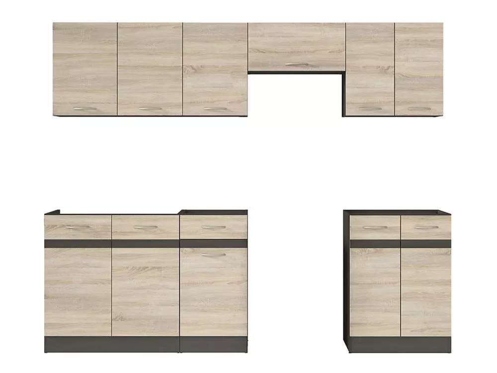 Virtuves komplekts Junona Line 240 Materiāls : MDF + LKSP plātne,