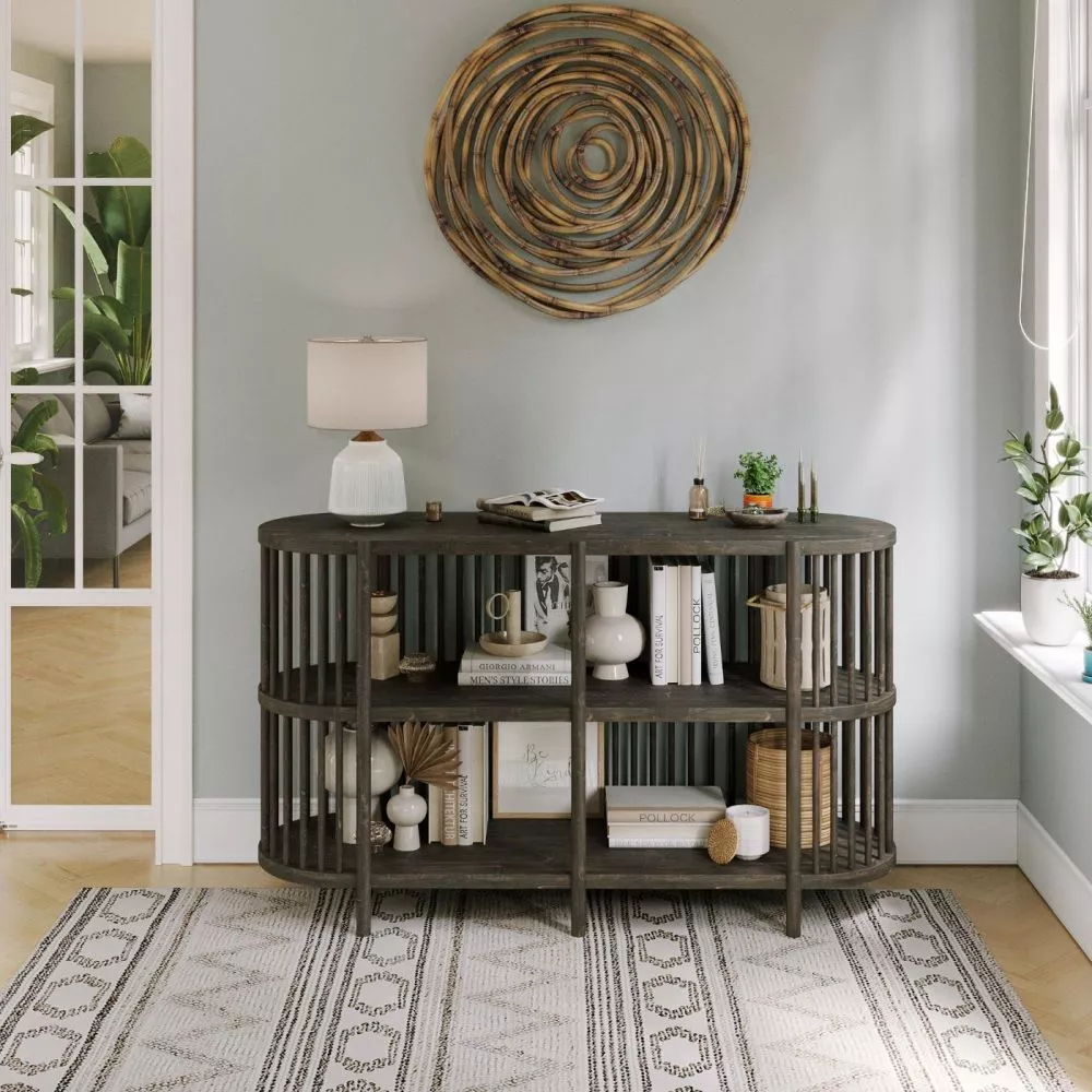 Kumode Avola AV2190-54 · Tumši brūns · 137 × 46 × 81 cm