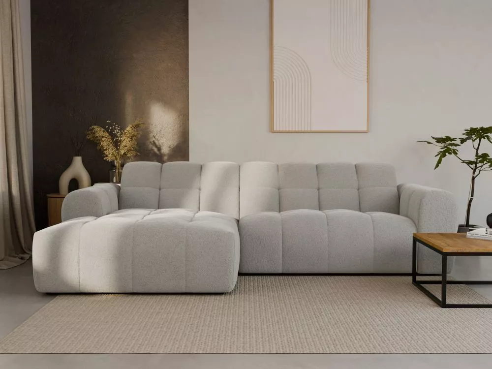 Dīvāns Mountain Mini Standard · Bēši pelēks · 160 × 268 × 72 cm
