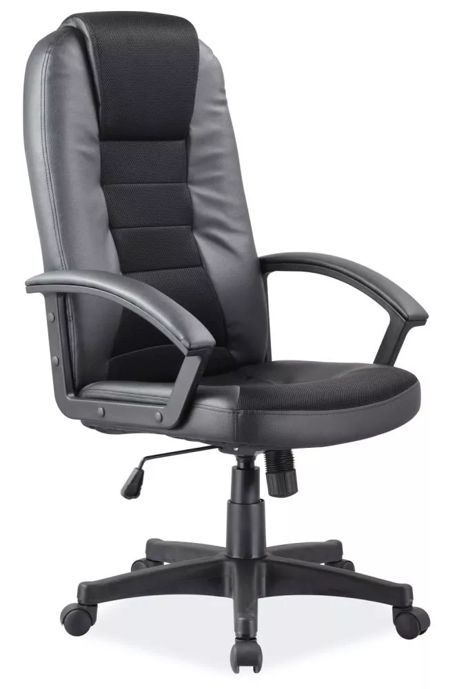 Datorkrēsls Q - 019 · Melna · 61 × 50 × 112 cm