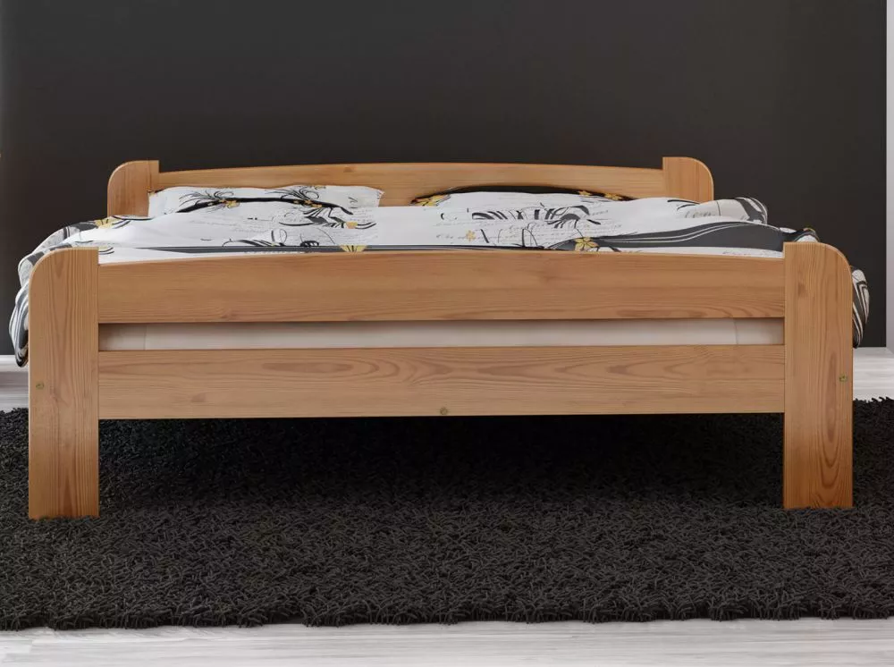 Gulta Ania ar stelāžu Guļamvietas platums: 140 cm, Guļamvietas garums: 200 cm, · Alksnis · 148 × 207 × 50 cm