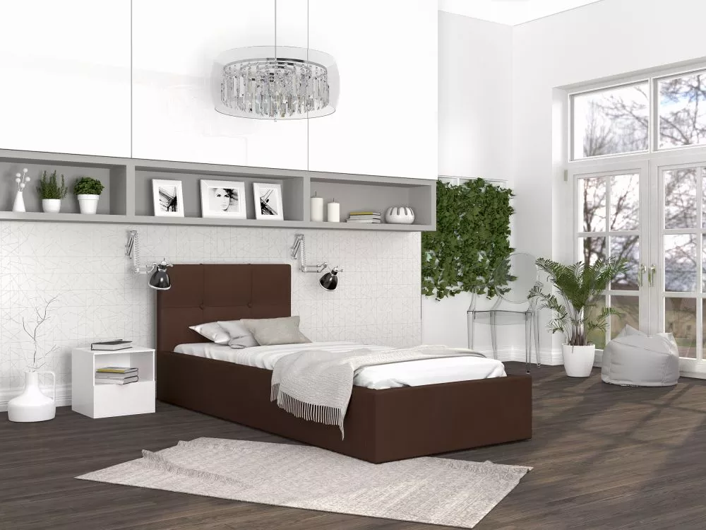 Gulta Rino Premium Standard ar stelāžu Guļamvietas platums: 120 cm, Guļamvietas garums: 200 cm, stelāžas tips: metāla, ·