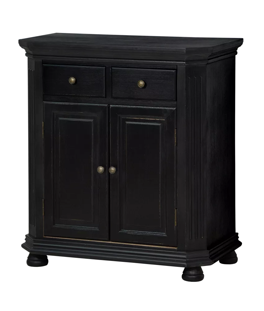 Kumode Cesena CE011 · Melns · 74 × 39 × 80 cm