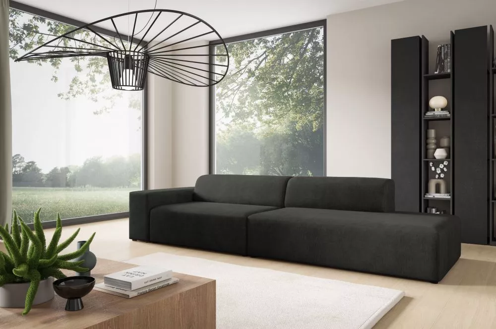 Dīvāns Modullo 2S Long Premium Standard · Antracīts · 104 × 308 × 70 cm