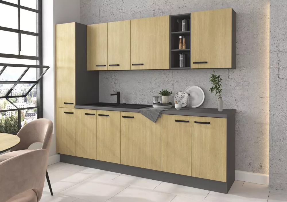 Virtuves komplekts Scandi 1 Materiāls : LKSP + finieris,