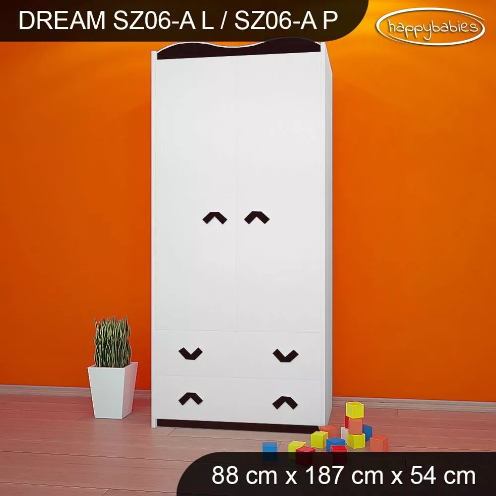 Bērnu skapis Dream SZ06-A · 88 × 54 × 187 cm