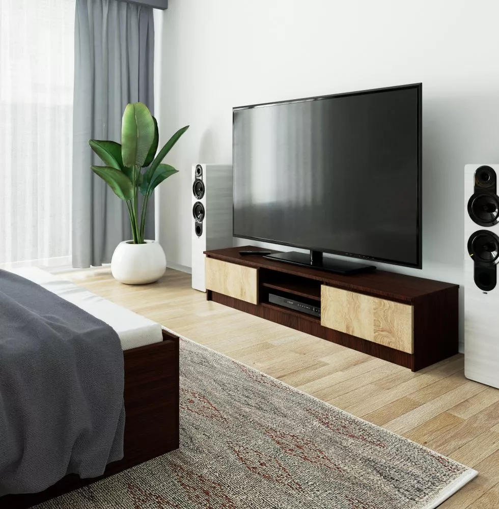 TV tumba RTV 2D1P Long · 160 × 40 × 33 cm