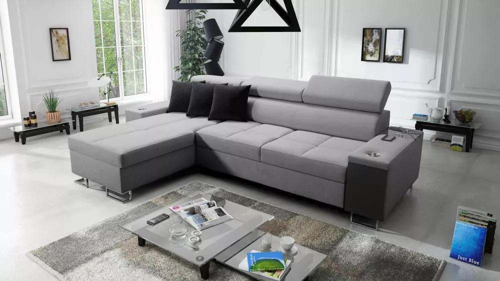 Dīvāns Morena 1 Maxi Standard · Pelēks · 183 × 290 cm