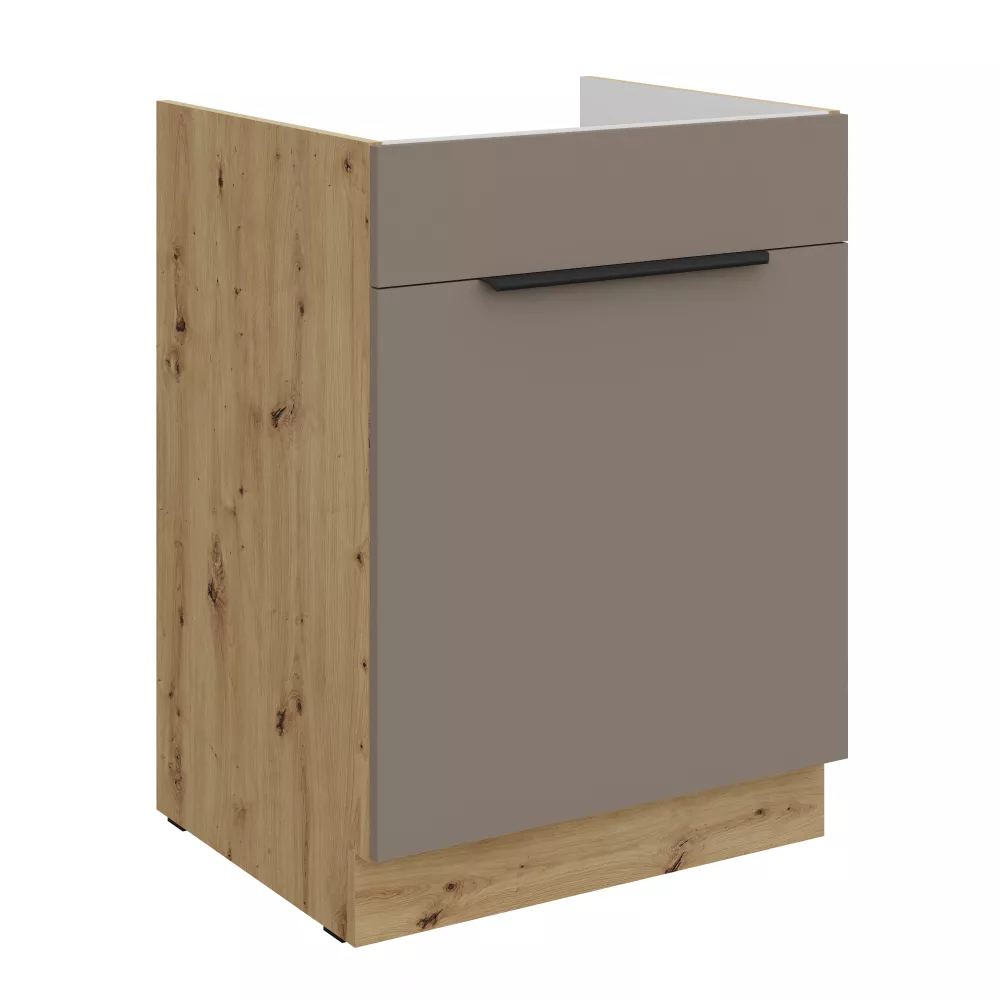 Virtuves skapis Aria Sandgrau 60 ZL 1S BB