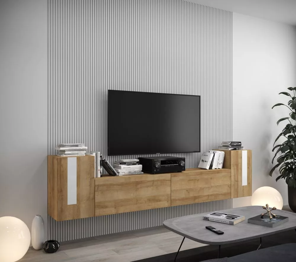 Sekcija New Concept C88 · Zelts ozols · 240 × 35 × 60 cm