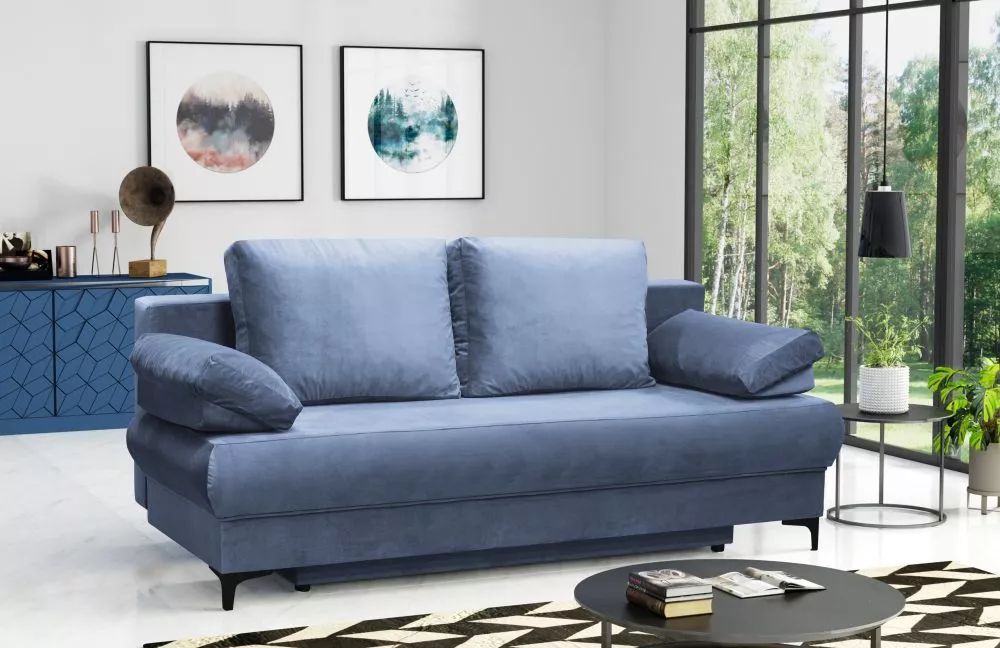 Dīvāns Maja Sofa Standard · Zils · 93 × 196 × 90 cm