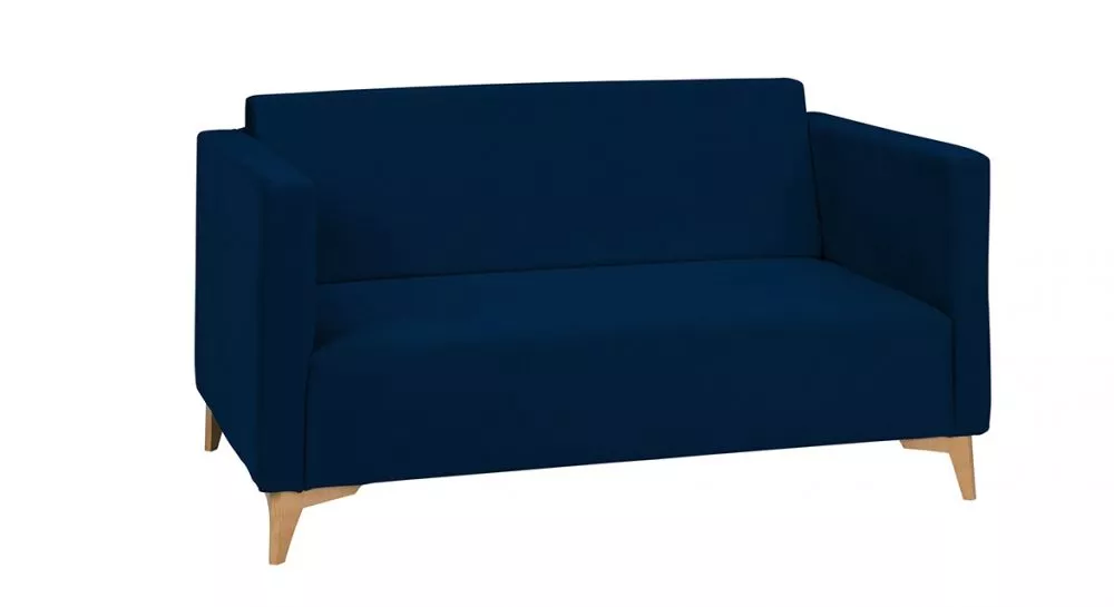 Dīvāns Szafir 2S Standard · Tumši zils · 82 × 136 × 74 cm