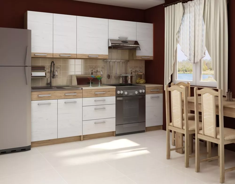Virtuves komplekts Polo 3 Kitchen Set Materiāls : laminēta KSP,