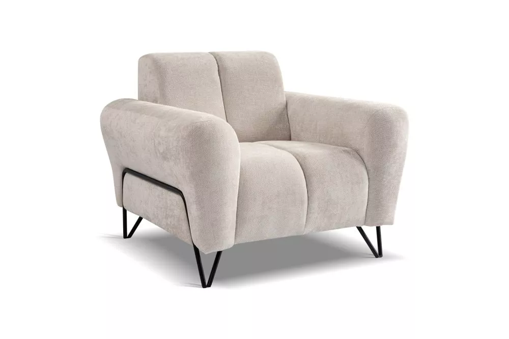 Mīksts krēsls Volare 1 Standard · Krēms · 100 × 98 × 83 cm