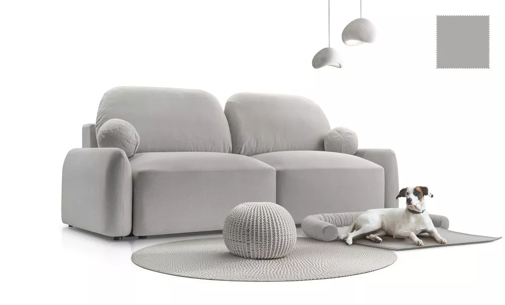 Dīvāns Sevilla Sofa Standard · Gaiši pelēks · 106 × 232 × 100 cm