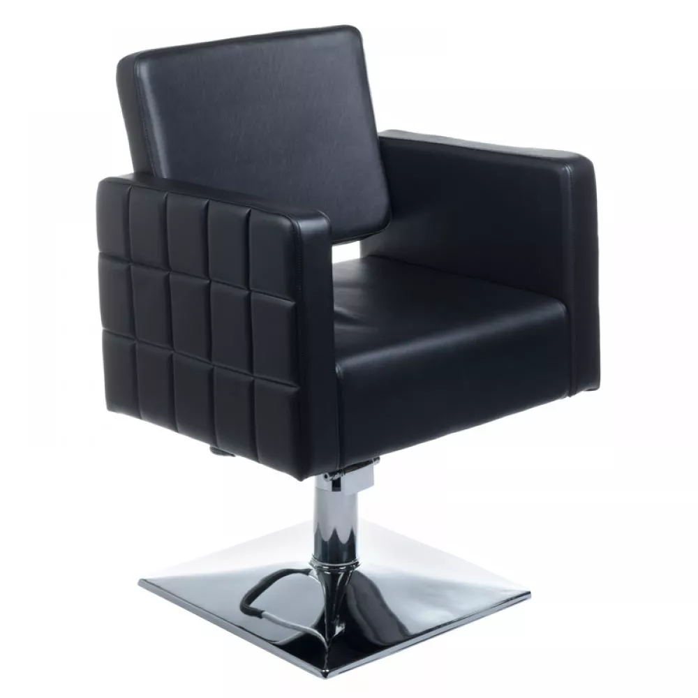 Mīksts krēsls BM-6302 · Melns · 50 × 45 × 88 cm