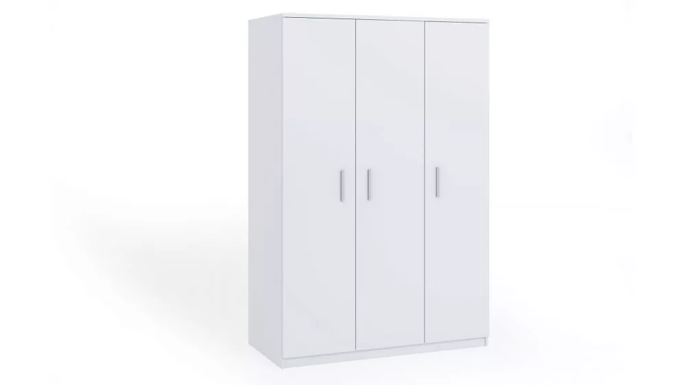 Skapis Bono BO6 · Balts · 135 × 65 × 202.2 cm
