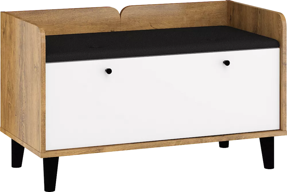 Pufs Dolce DOL-22 Black · 90 × 54 cm