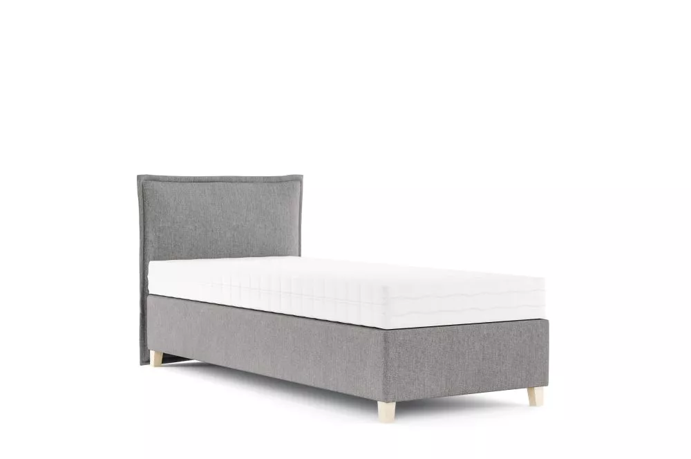 Gulta Freen Mini Boxspring Standard Guļamvietas platums: 100 cm, Guļamvietas garums: 200 cm, · Pelēks · 103 × 206 × 103 