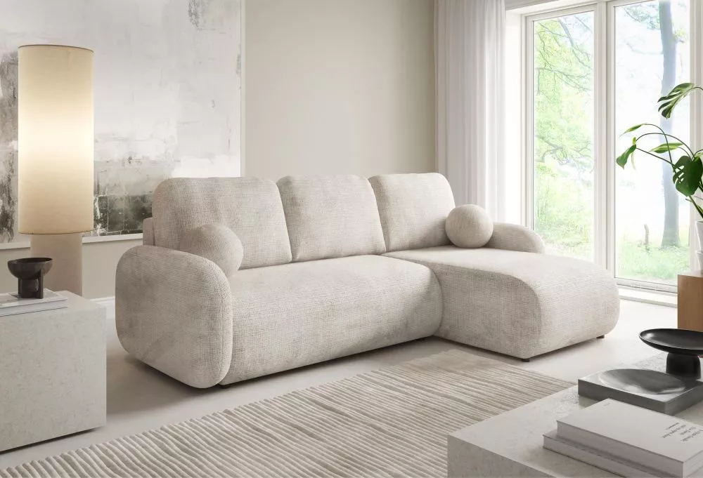 Dīvāns Como Premium Standard · Krēms · 147 × 228 × 90 cm